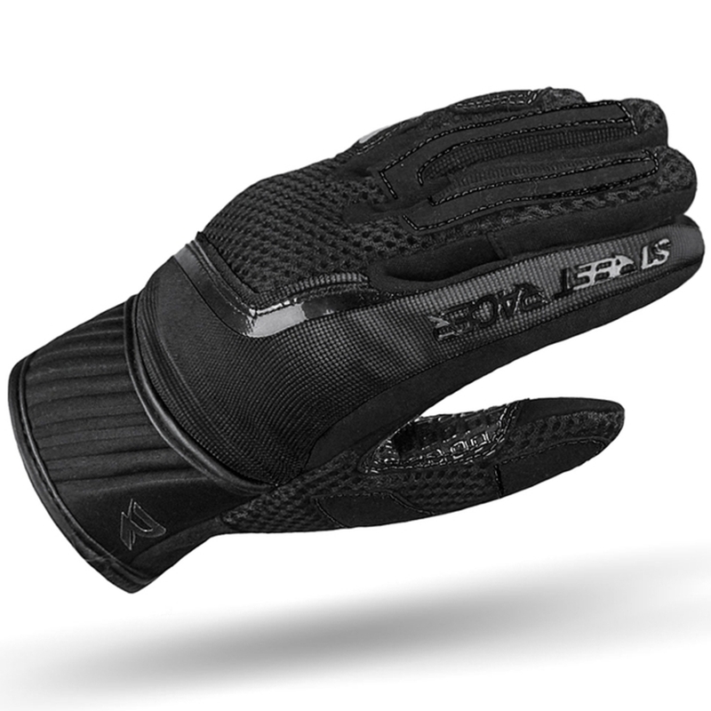 Damen Motorradhandschuhe Street Racer Stunt schwarz