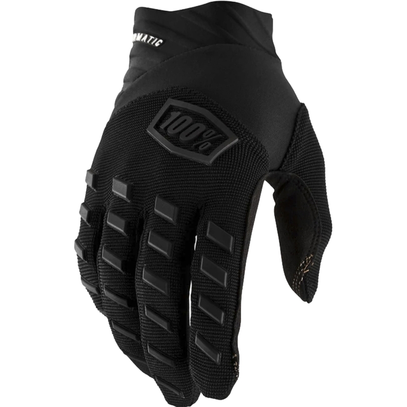 Kinder-Motocrosshandschuhe, 100 % Ridecamp, schwarz