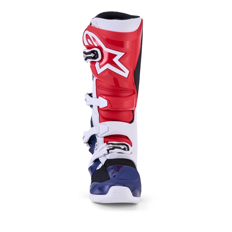 Alpinestars TECH 7 UNITY Motocross-Stiefel rot-weiß-blau
