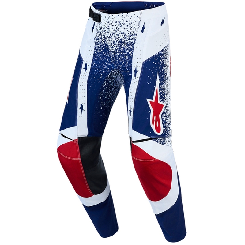 Alpinestars Techstar Limited Edition Unity Rot-Weiß-Blaue Motocross-Hose
