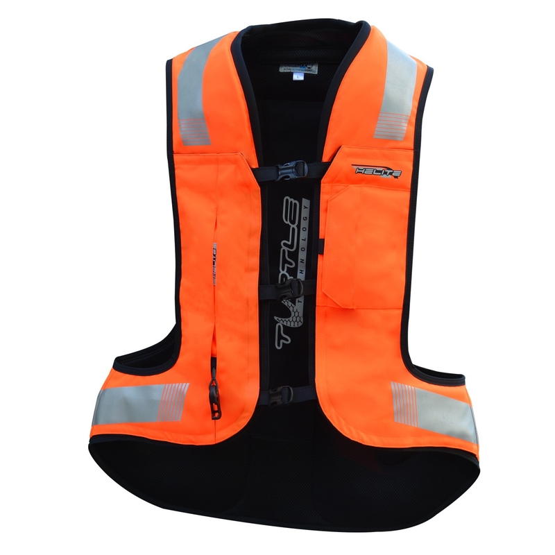 HELITE Turtle fluo orange Airbag-Weste