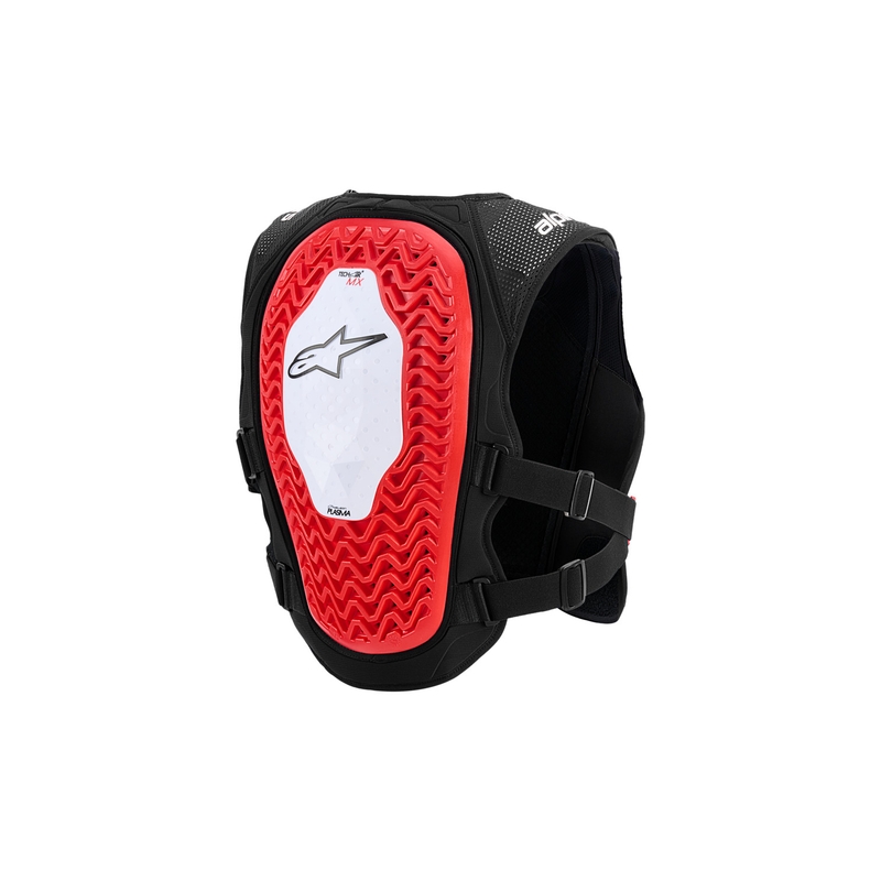 Alpinestars TECH-AIR®MX Plasma-Airbagweste, weiß-schwarz-rot