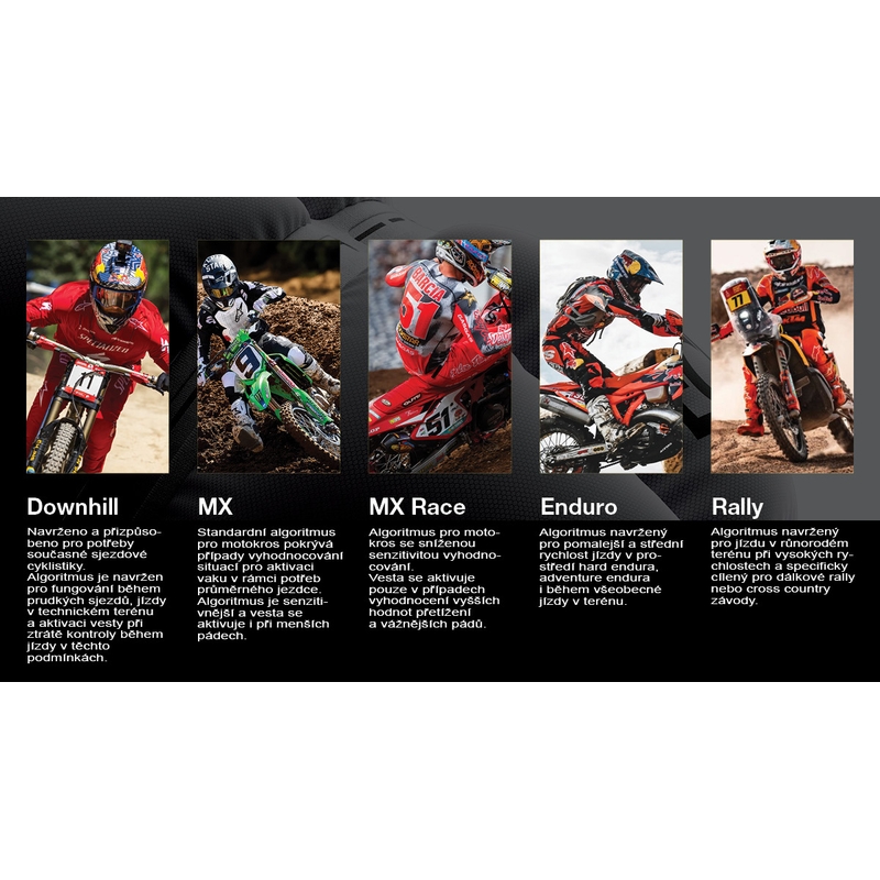 Alpinestars TECH-AIR®MX Plasma-Airbagweste, weiß-schwarz-rot