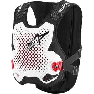 Alpinestars TECH-AIR®MX Plasma-Airbagweste, weiß-schwarz-rot