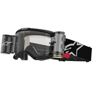 Alpinestars Vision 5 Corp ROLL-OFF Wide Vision Motocross-Brille schwarz mit klarer Linse