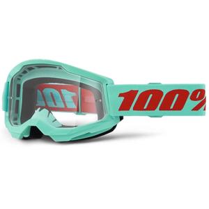 Motocrossbrille 100% STRATA 2 New Maupiti (klares Plexiglas)