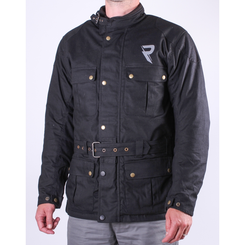 Street Racer Burn Black Motorradjacke Ausverkauf