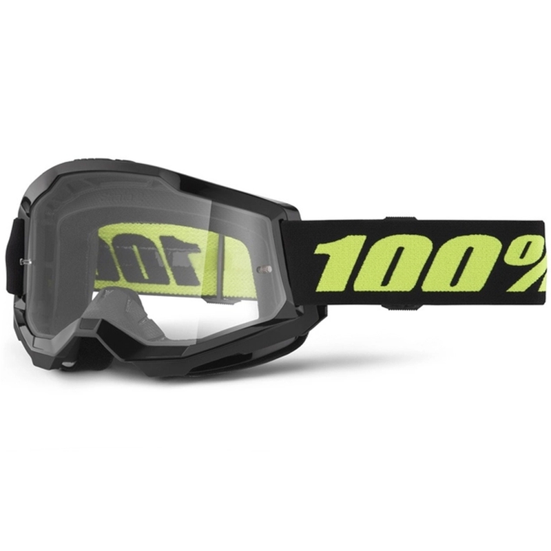 Motocrossbrille 100% STRATA 2 New Solar (klares Plexiglas)