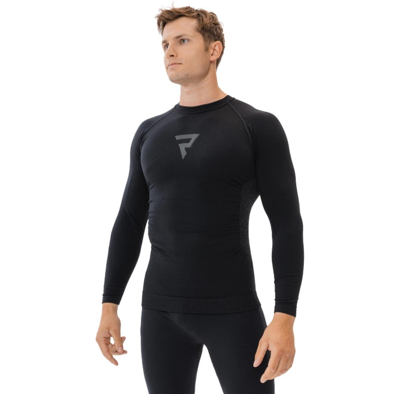 Rebelhorn Freeze II schwarzes Thermoshirt