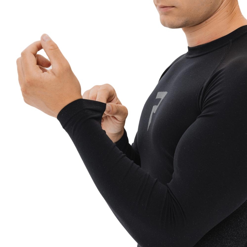 Rebelhorn Freeze II schwarzes Thermoshirt
