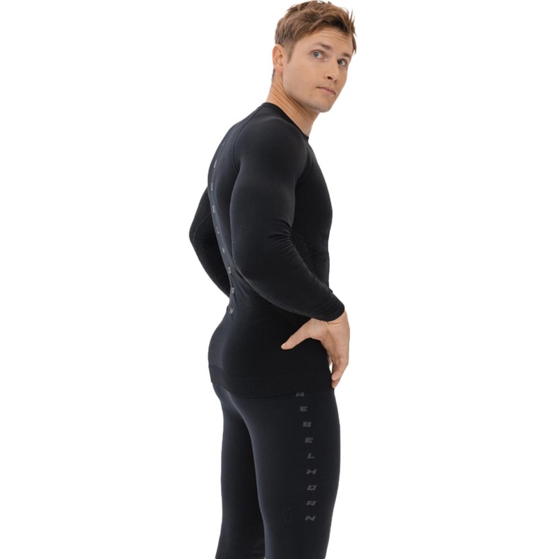 Rebelhorn Freeze II schwarzes Thermoshirt