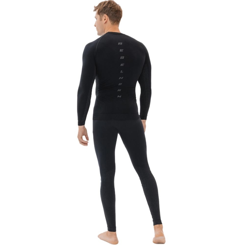Rebelhorn Freeze II schwarzes Thermoshirt
