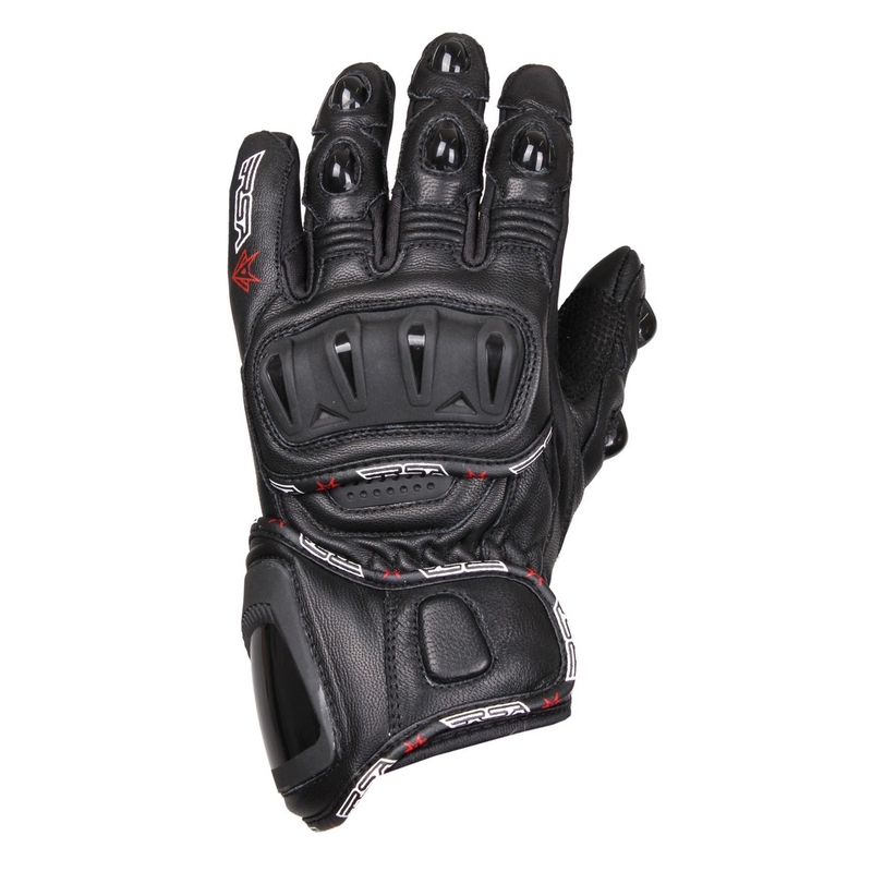 Motorradhandschuhe RSA Spacer schwarz - Qualität II
