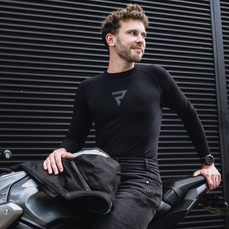 Rebelhorn Freeze II schwarzes Thermoshirt
