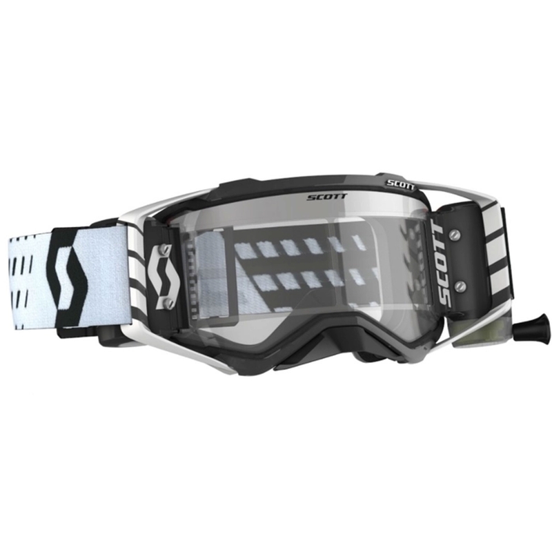 Motocross-Schutzbrille SCOTT Prospect WFS 22 schwarz und weiß