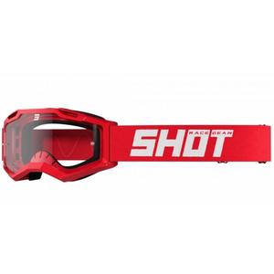 Motocross-Schutzbrille Shot Assault 2.0 Solid rot