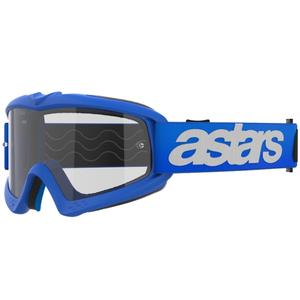 Alpinestars Vision Youth Blaze blaue Motocross-Brille mit klaren Gläsern