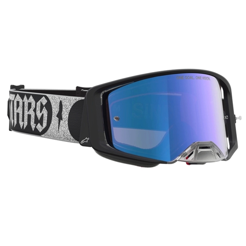 Alpinestars Supertech Atrox Motocross-Brille schwarz-silber