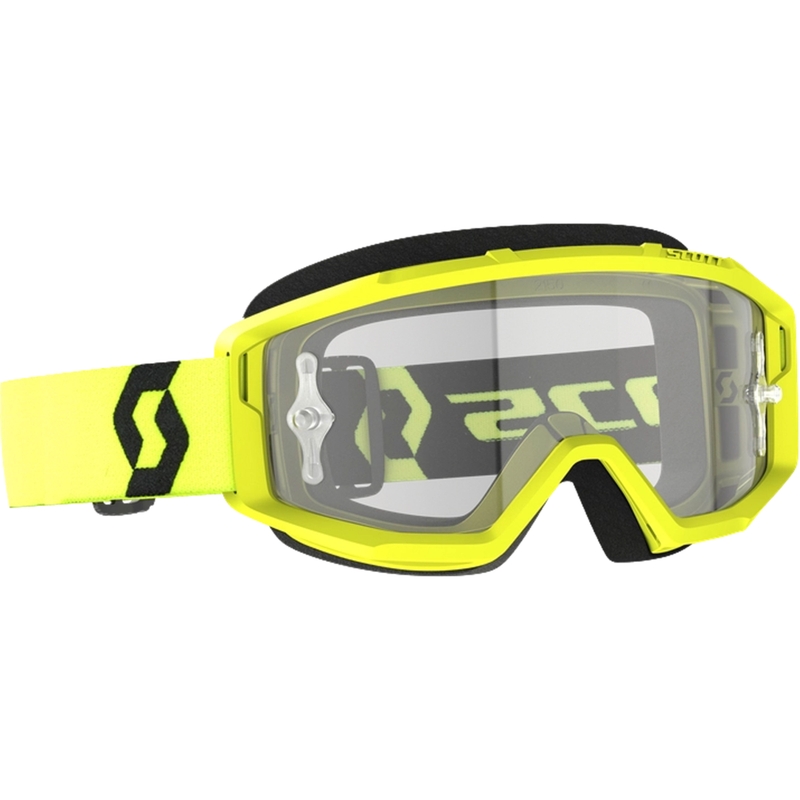 Motocrossbrille SCOTT PRIMAL CLEAR schwarz-fluo gelb