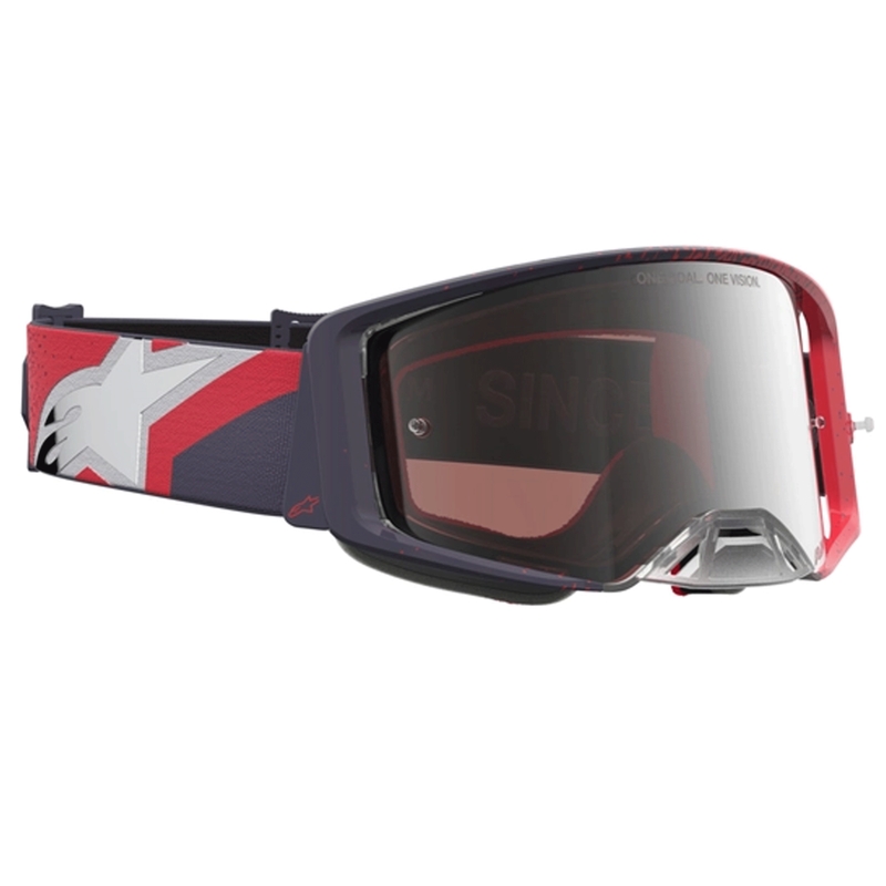 Alpinestars Supertech Motocross-Brille schwarz-rot