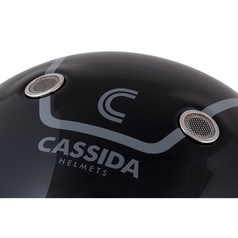 Cassida Fibre Jawa Sport Integralhelm schwarz-silber-rot 2 - II. Qualität