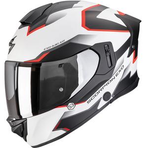 Scorpion EXO-530 Air Clip Motorrad Integralhelm matt weiß-schwarz-rot - II. Qualität