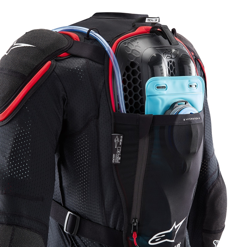 Alpinestars TECH-AIR®OFF-ROAD System-Airbagweste schwarz-rot - II. Qualität
