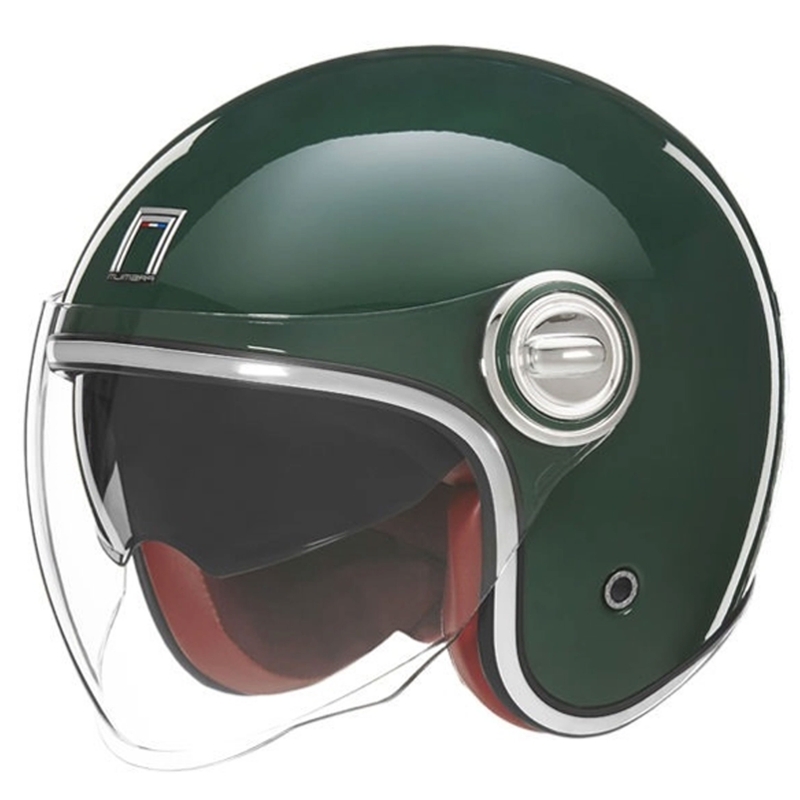 Offener Motorradhelm NOX PREMIUM Heritage grün - II. Qualität