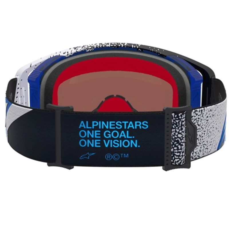 Alpinestars Supertech Hiten Motocross-Brille schwarz-blau