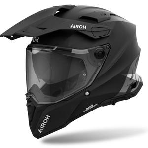 Enduro-Helm Airoh Commander 2, Farbe: Mattschwarz - II. Qualität