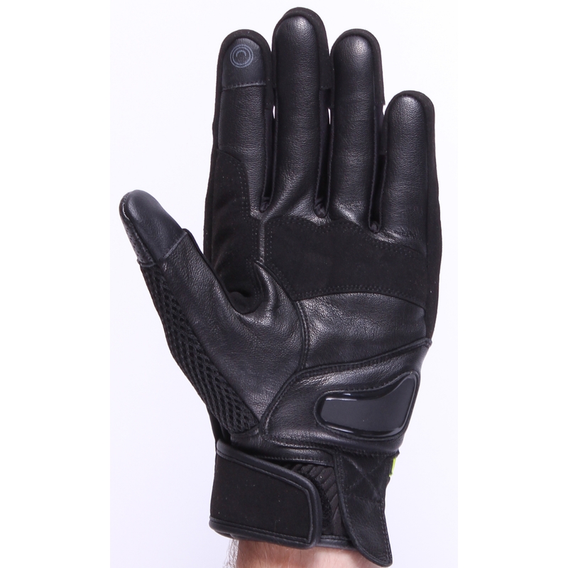 Motorradhandschuhe RSA Traffic schwarz-fluo gelb Ausverkauf