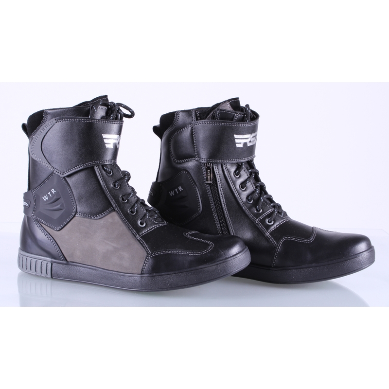 RSA WTR schwarz und grau Motorradstiefel Ausverkauf