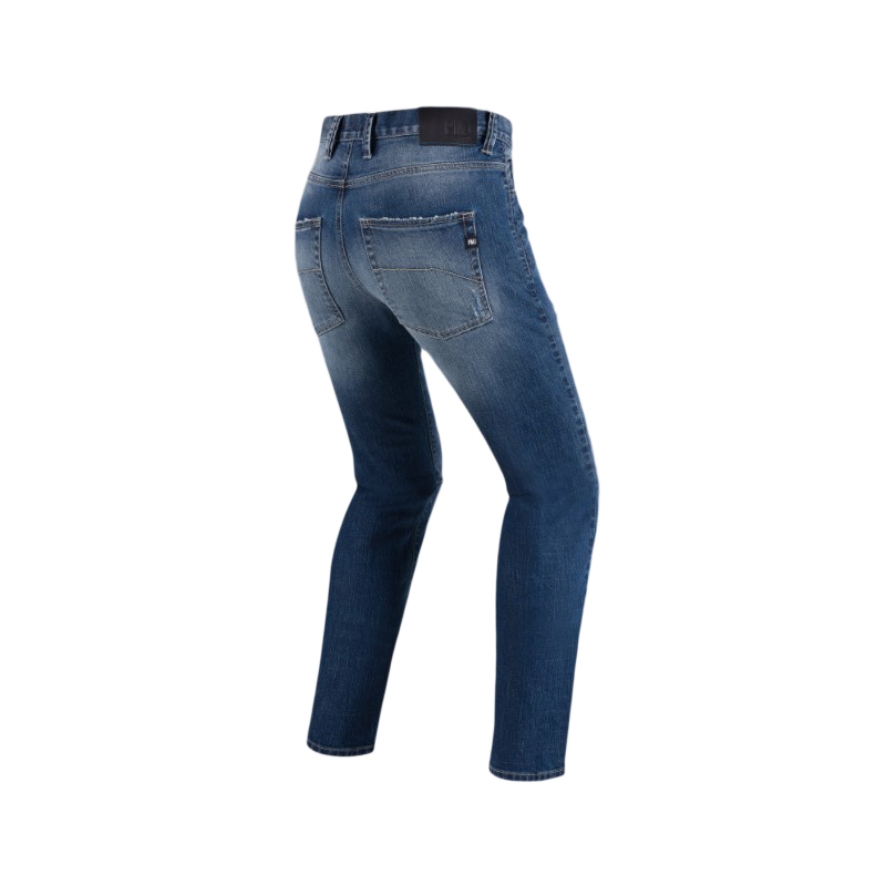 PMJ Street blaue Motorradjeans Ausverkauf - II. Qualität