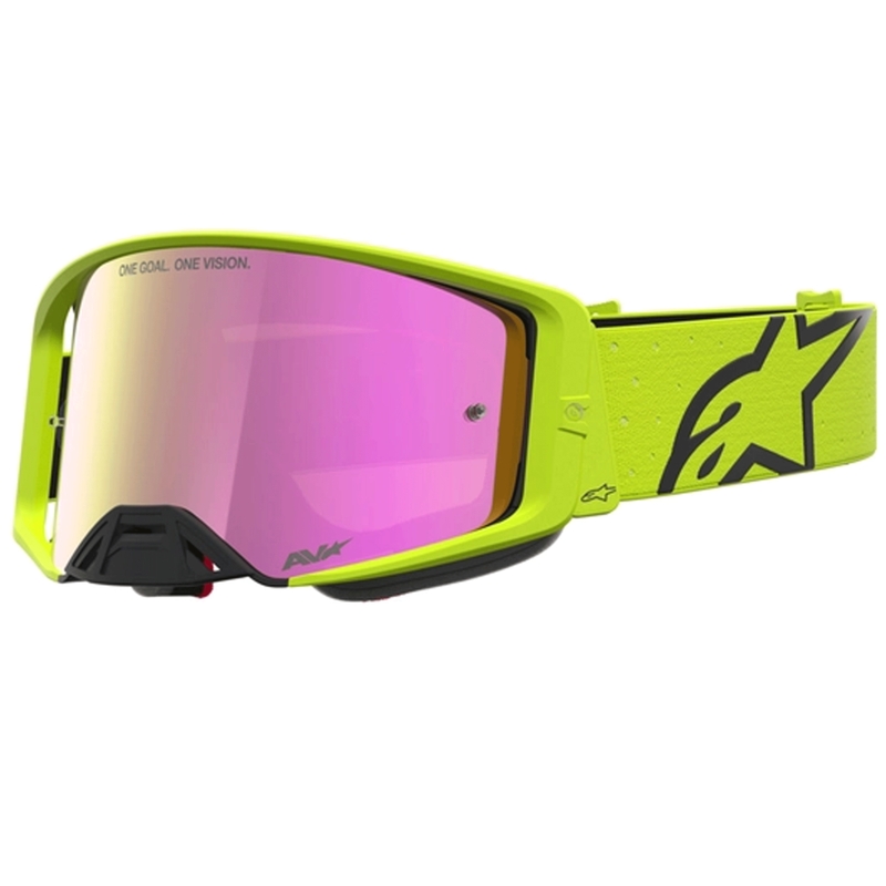 Alpinestars Supertech Vesta Motocross-Brille, fluoreszierend gelb-schwarz