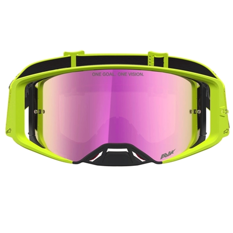Alpinestars Supertech Vesta Motocross-Brille, fluoreszierend gelb-schwarz