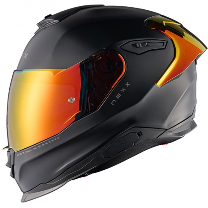 Integralhelm Motorrad NEXX Y.100R Subsonic matt schwarz-rot - II. Qualität Ausverkauf