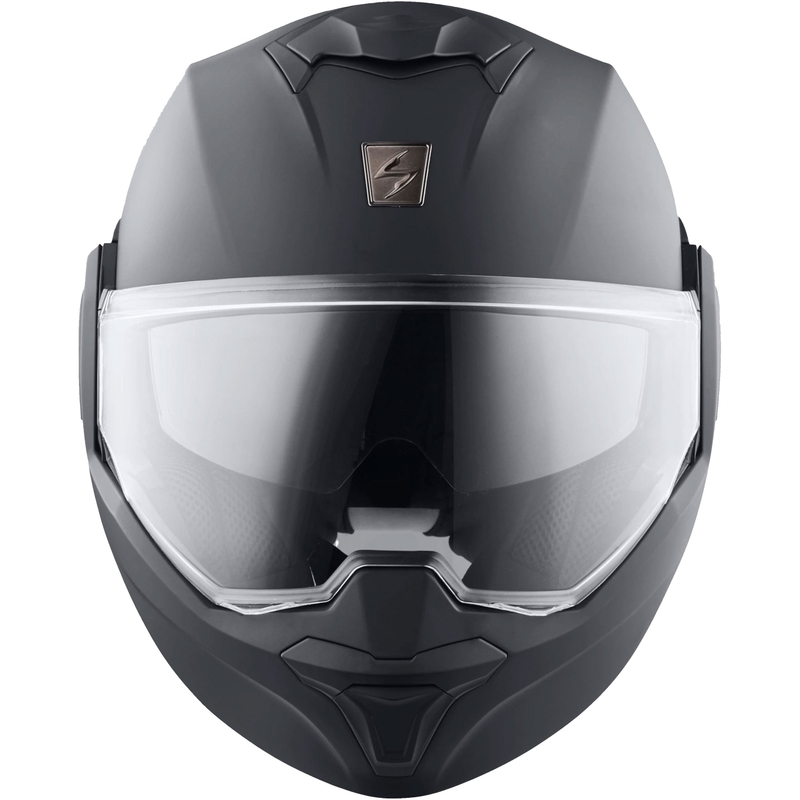 Klappbarer Motorradhelm Scorpion EXO-TECH EVO Solid matt anthrazit - II. Qualität