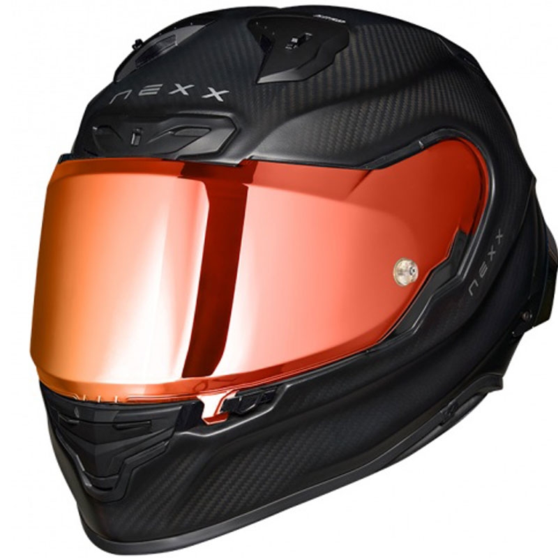 Nexx X.R3R Zero PRO 2 Carbon MT Integralhelm für Motorradfahrer, mattrot Ausverkauf - II. Qualität