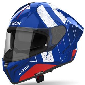 Integrierter Motorradhelm Airoh MATRYX Scope blau-rot
