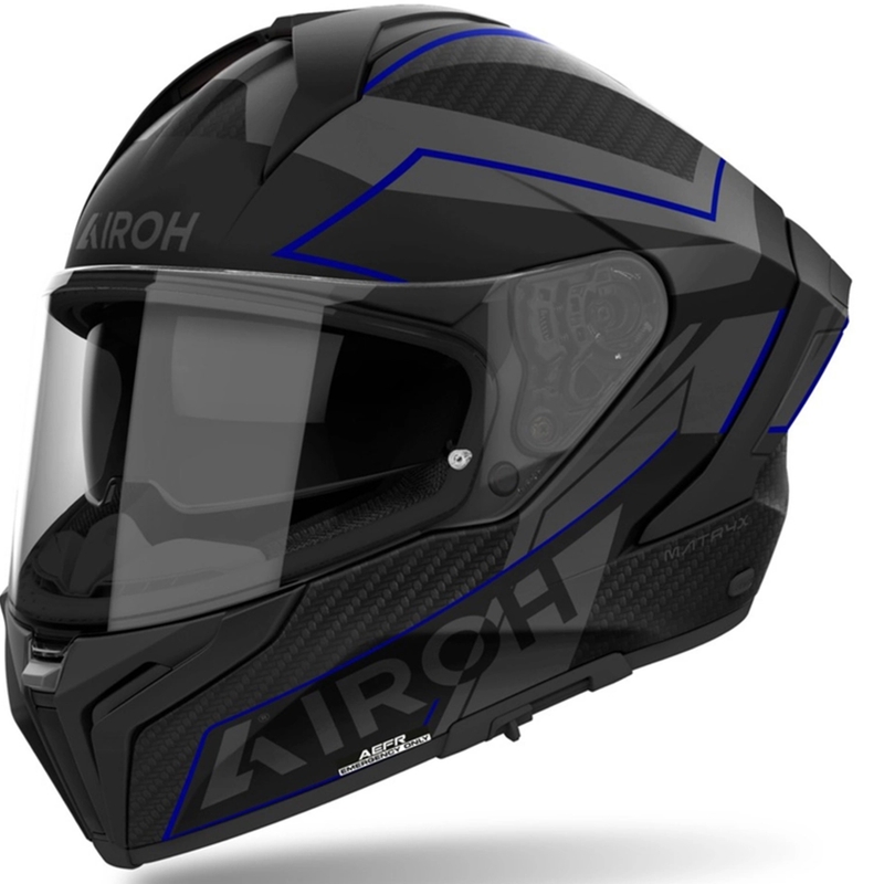 Airoh MATRYX Sentinel Integralhelm Motorrad mattblau