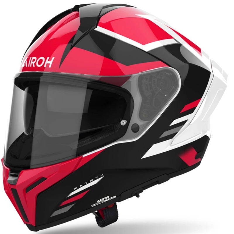Integrierter Motorradhelm Airoh MATRYX Thron rot