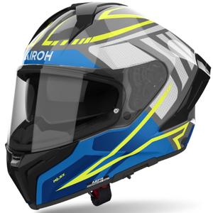 Integrierter Motorradhelm Airoh MATRYX Rider glänzend blau