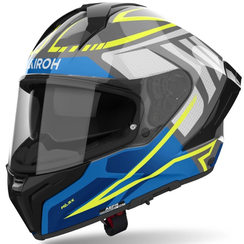 Integrierter Motorradhelm Airoh MATRYX Rider glänzend blau