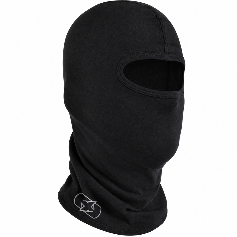 Motorrad Sturmhaube Oxford Balaclava Deluxe Seide Schwarz