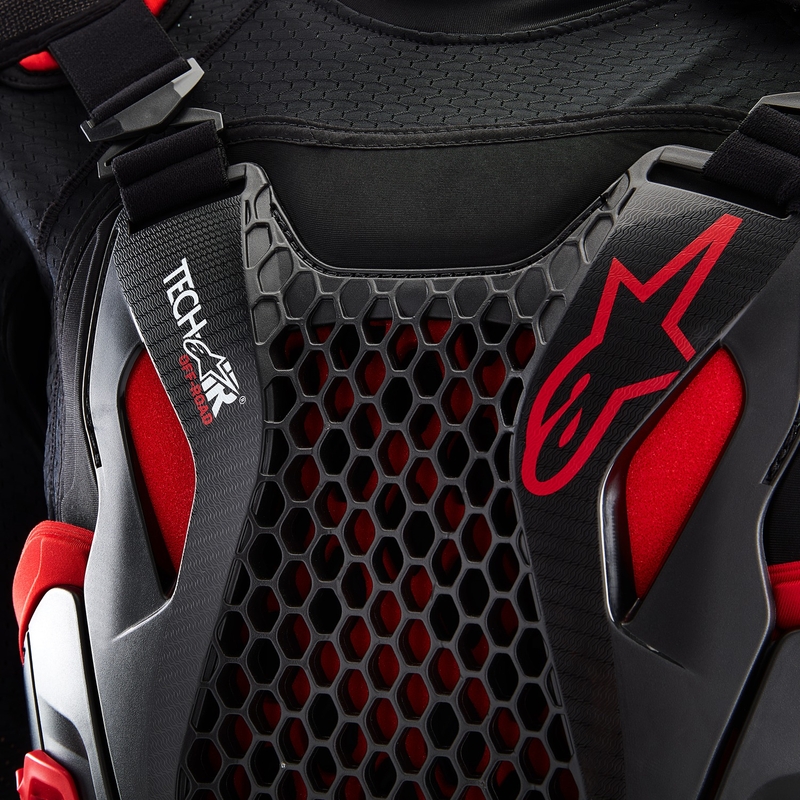 Alpinestars TECH-AIR® OFF-ROAD Airbag-Weste schwarz-rot 2 - II. Qualität