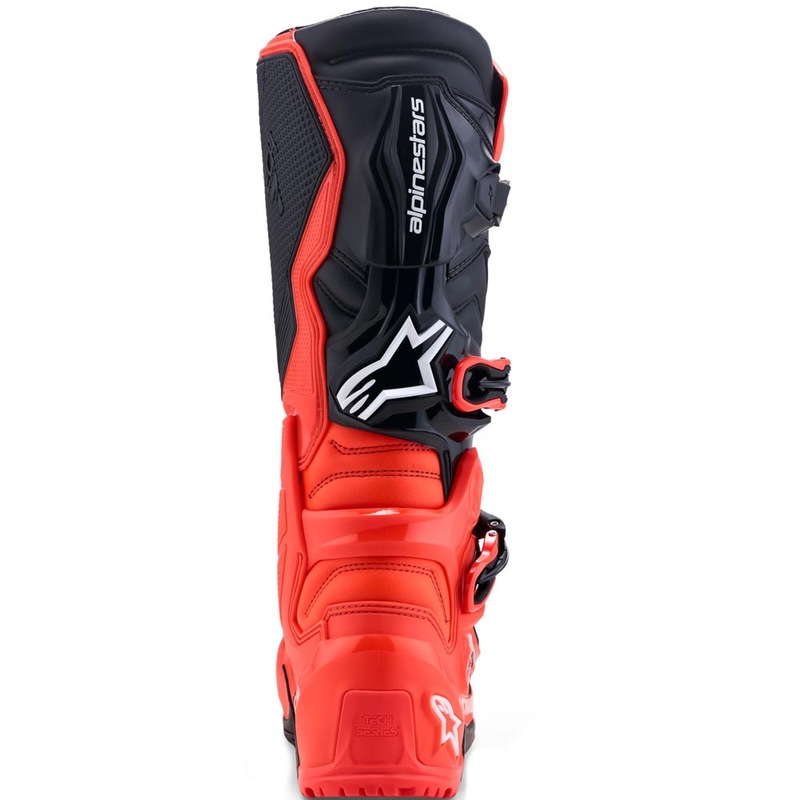 Alpinestars TECH 7 Enduro Motorradstiefel, fluoreszierend rot-schwarz