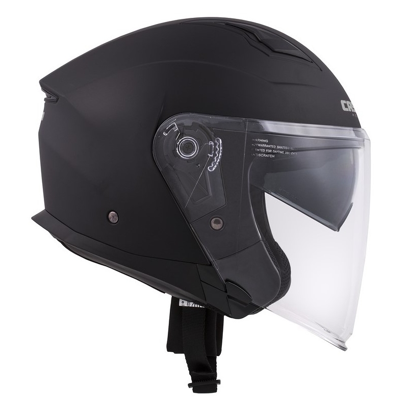 Cassida Jet Tech Open Motorradhelm Schwarz Matt