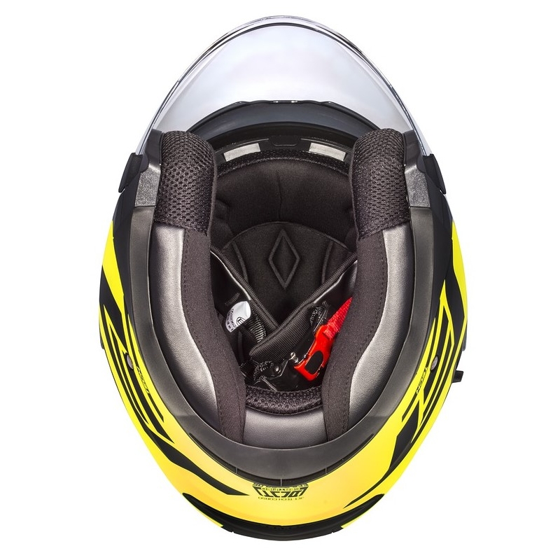 Cassida Jet Tech Corso offener Motorradhelm schwarz-fluo gelb