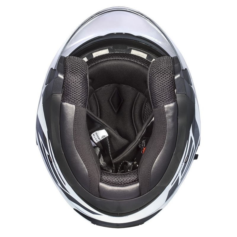 Cassida Jet Tech Corso Open Motorradhelm schwarz und weiß