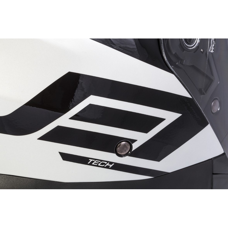Cassida Jet Tech Corso Open Motorradhelm schwarz und weiß